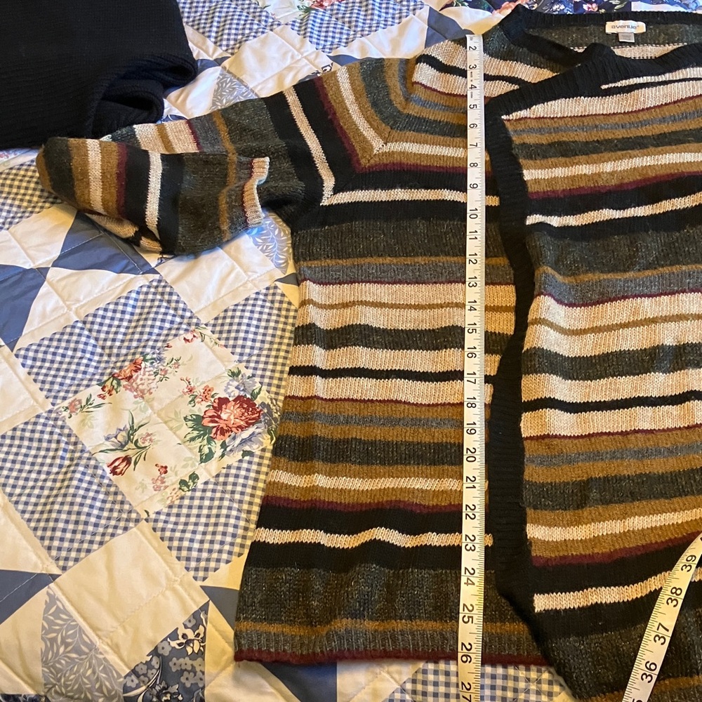 Avenue Multicolor Striped Cardigan - Picture 4 of 7